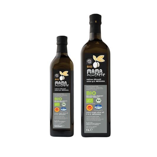 Mama Crete extra natives BIO Olivenöl – Flasche, Premium Olivenöl aus Kreta