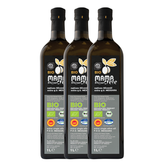 3 Liter Premium Bio-Olivenöl aus Kreta – Vorteilspaket inklusive Versand