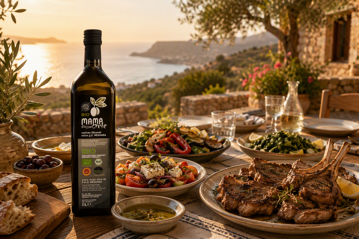 3 Liter Premium Bio-Olivenöl aus Kreta – Vorteilspaket inklusive Versand